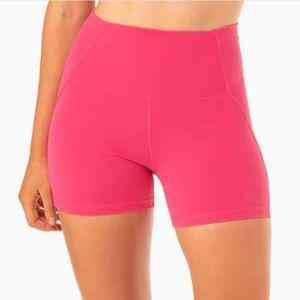 RYDERWEAR Sola High Waisted Shorts- Pink